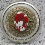 Compact Mirror Red Cloud